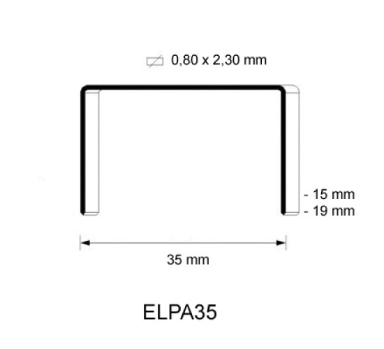 ELPA35 kram, diverse lengtes