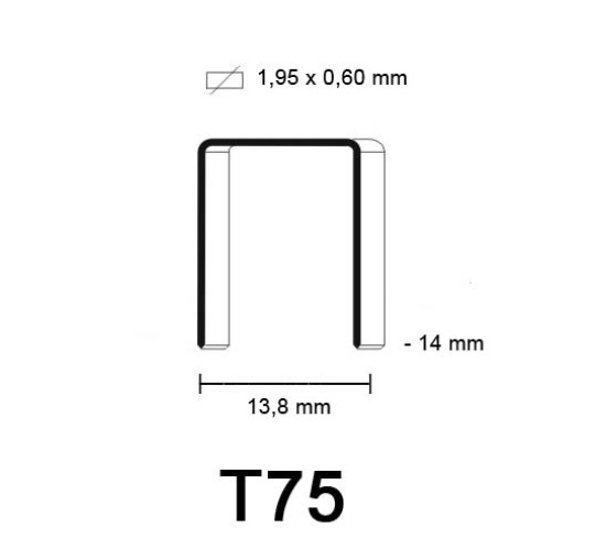 Arrow T75 Cable Clamp 14 mm Arrow T75 Cable Clamp 14 mm