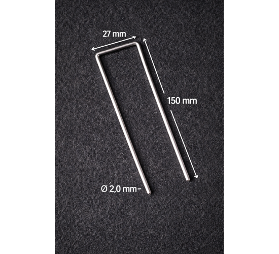 TerraFIXX Gardanstaples, Gegalvaniseerd - 100 st