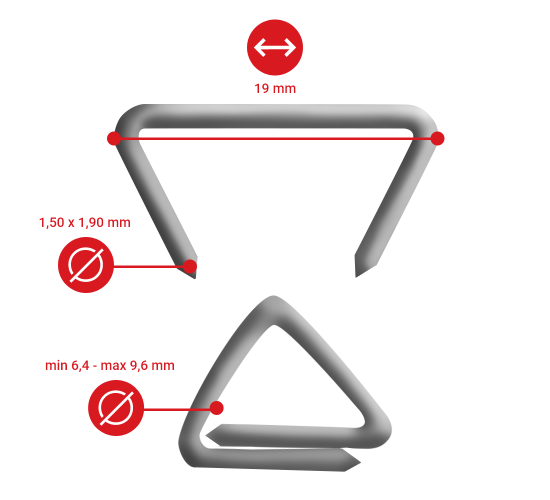 D-Ring SR15 gegalvaniseerd scherp