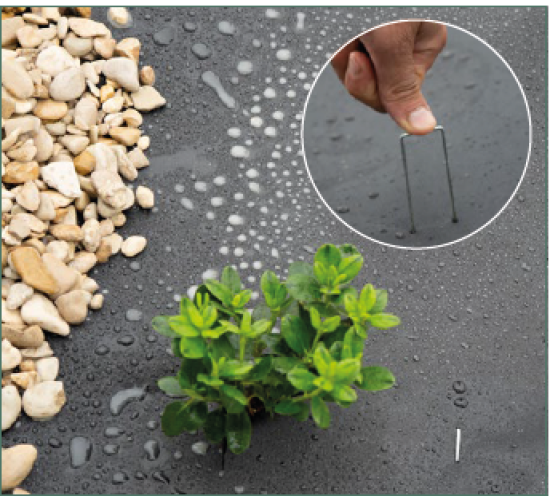 TerraFIXX Gardanstaples, Gegalvaniseerd - 100 st