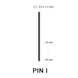 Pin I (18G), different lengths Pin I (18G), different lengths